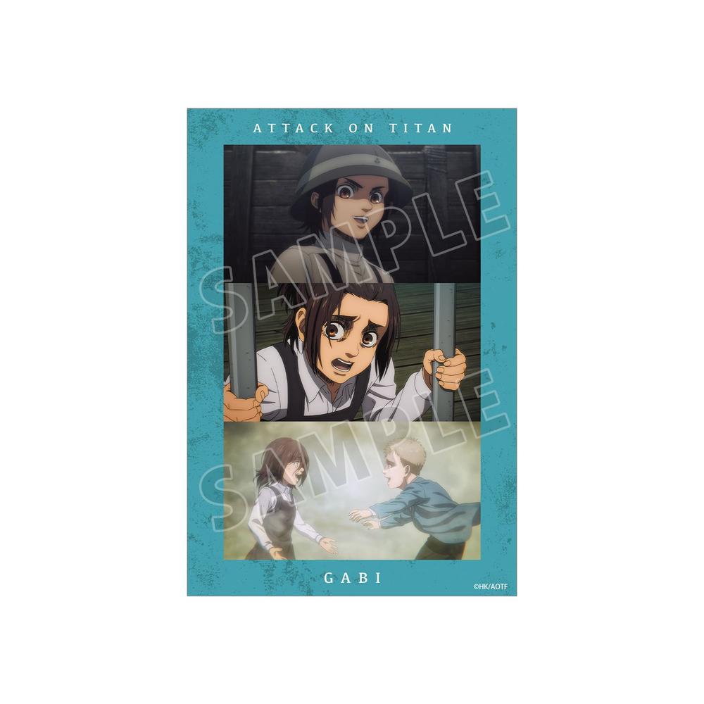 『進撃の巨人』ガビ 場面写クリアカード