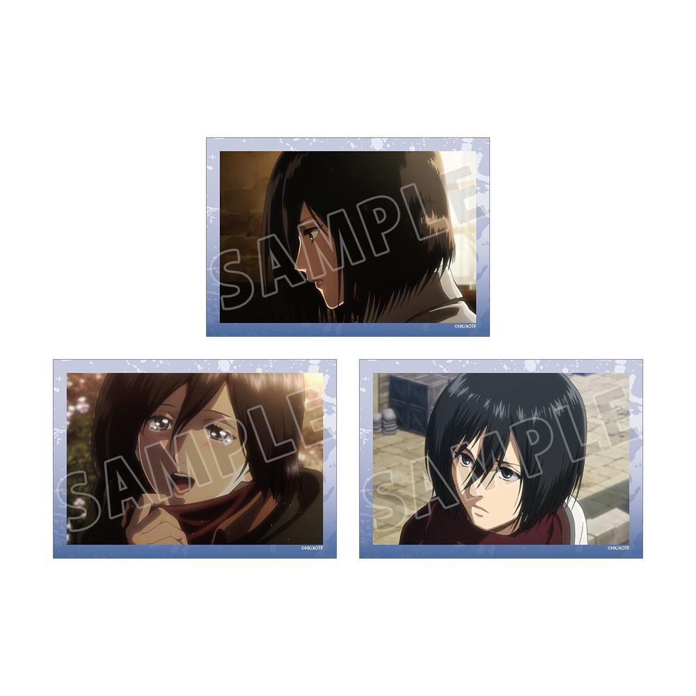 『進撃の巨人』ミカサ 場面写ブロマイド3枚セット vol.3