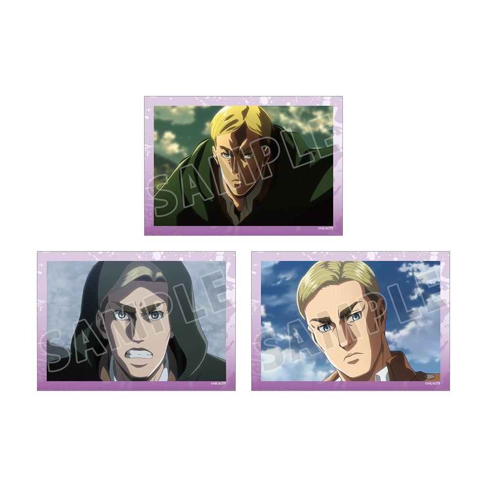 『進撃の巨人』エルヴィン 場面写ブロマイド3枚セット vol.2