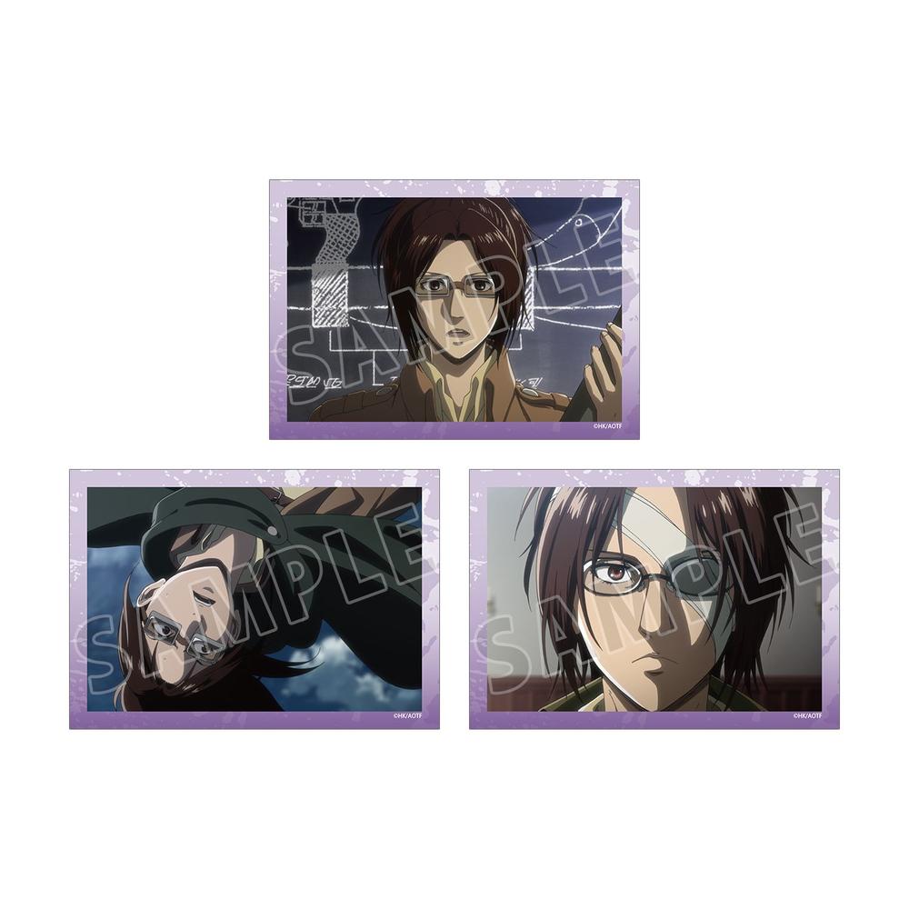 『進撃の巨人』ハンジ 場面写ブロマイド3枚セット vol.3
