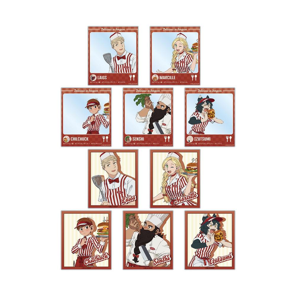 『ダンジョン飯』描き下ろし アメリカンダイナーver. トレーディングアクリルカード(単位/BOX)