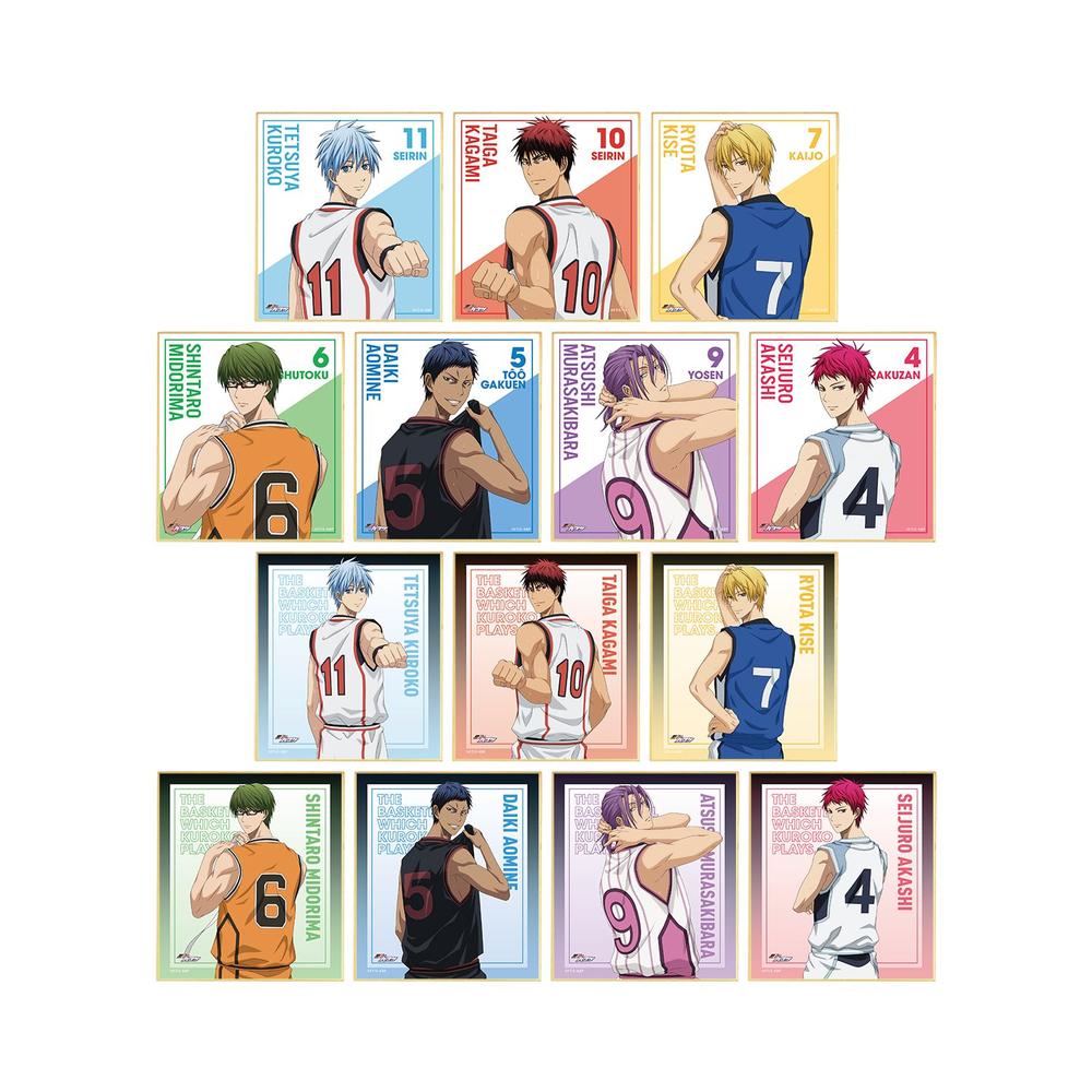 『黒子のバスケ』描き下ろし 戦う背中ver. トレーディングミニ色紙(単位/BOX)