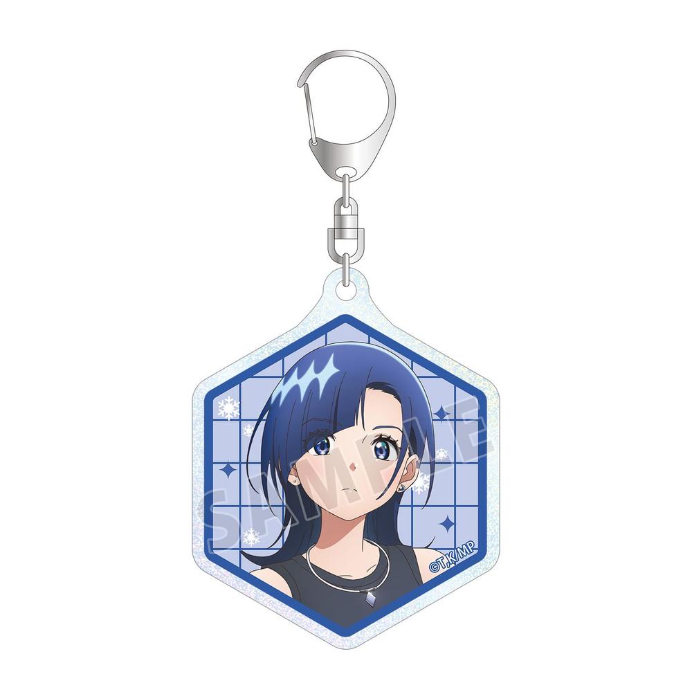 『メダリスト』岡崎いるか グリッターアクリルキーホルダー
