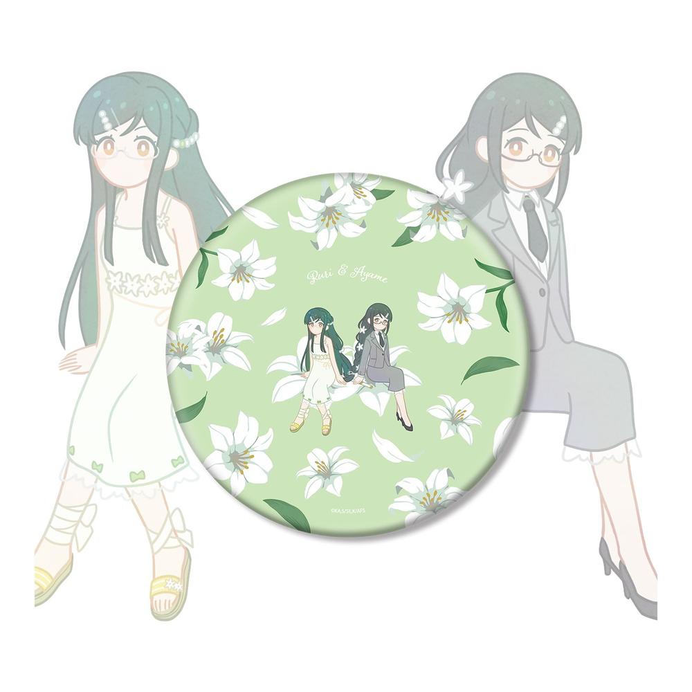 春夏秋冬代行者 春の舞』祝月撫子&阿左美竜胆 Botania BIG缶バッジ