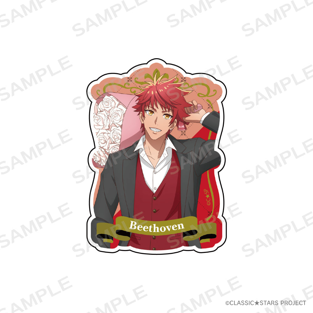 『クラシック★スターズ』ダイカットステッカー【ベートーヴェン】