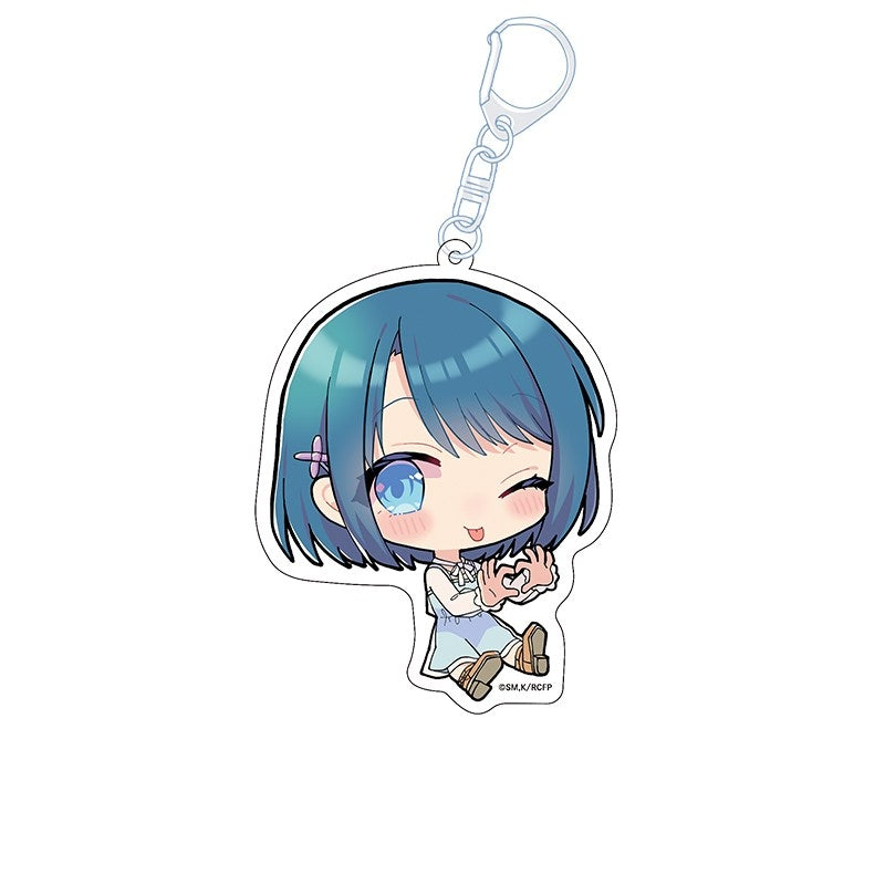 『幼馴染とはラブコメにならない』ぺたん娘アクリルキーホルダー 水萌汐(私服)