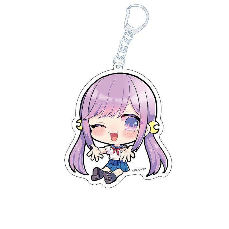 『幼馴染とはラブコメにならない』ぺたん娘アクリルキーホルダー 月見るな(制服)