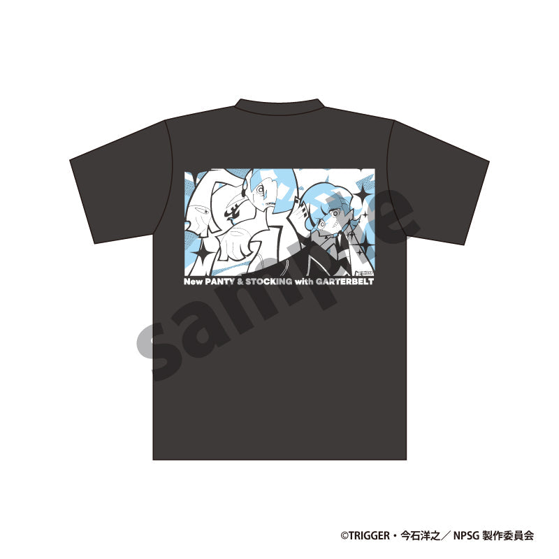 『New PANTY & STOCKING with GARTERBELT』Tシャツ ポリエステル&ポリウレタン