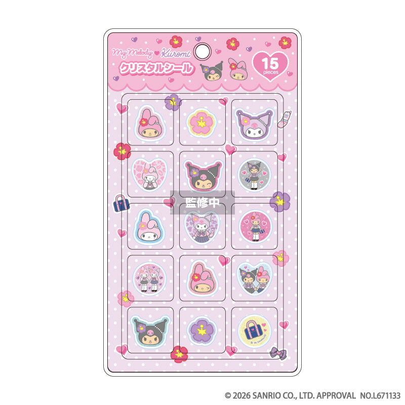 サンリオキャラクターズ』MM♡KU♡KT クリスタルシール (マイメロディ