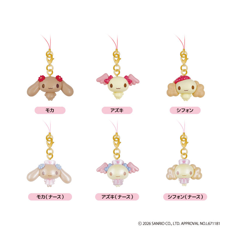サンリオ シナモエンジェルス シナモン アズキ ストラップ 平成レトロ サンリオ』シナモエンジェルス アクリルカラビナ (アズキ) - Anime