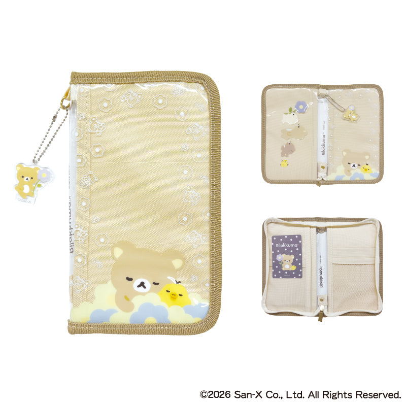 リラックマ』ふた付折りたたみケース ピンク - Anime Store.JP