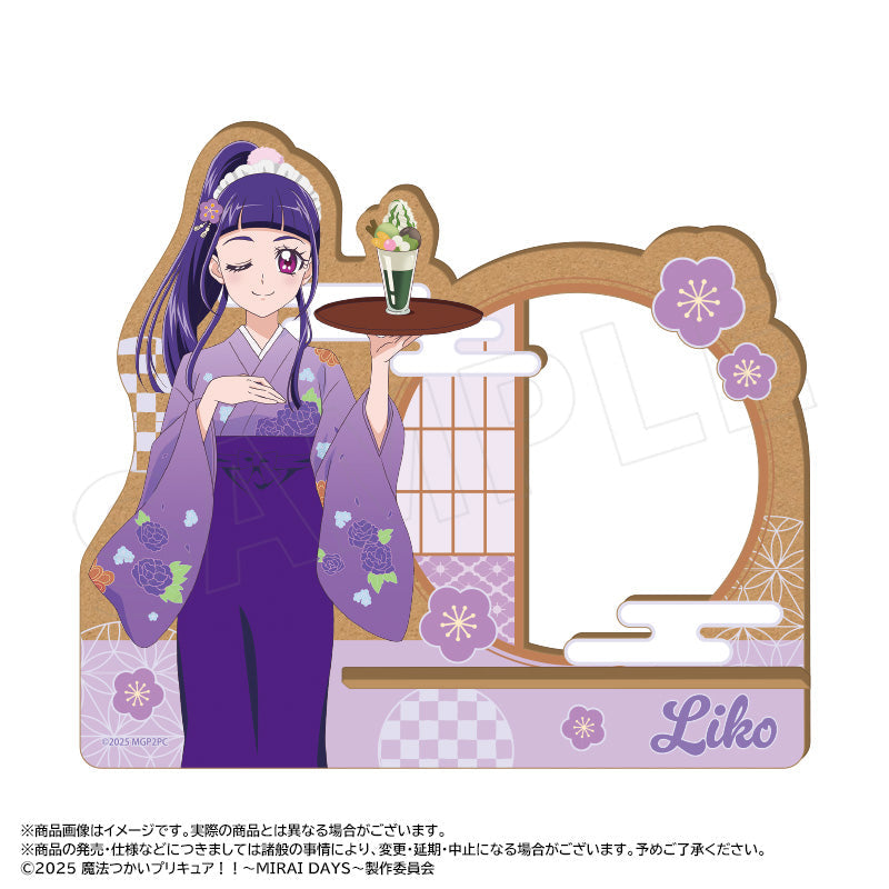『魔法つかいプリキュア!!~MIRAI DAYS~』描き下ろし甘味処ver. 木製スマホスタンド B 十六夜リコ