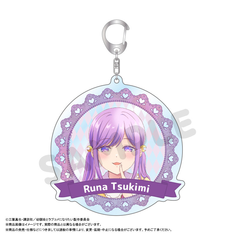 『幼馴染とはラブコメにならない』BIGラウンドアクリルキーホルダー C 月見るな