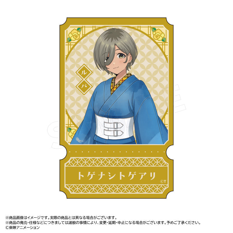 『ガールズバンドクライ』描き下ろし和装デニムver. ダイカットステッカー E ルパ