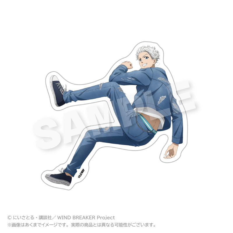 『WIND BREAKER』ダイカットステッカー アクロバットver. 梅宮 一