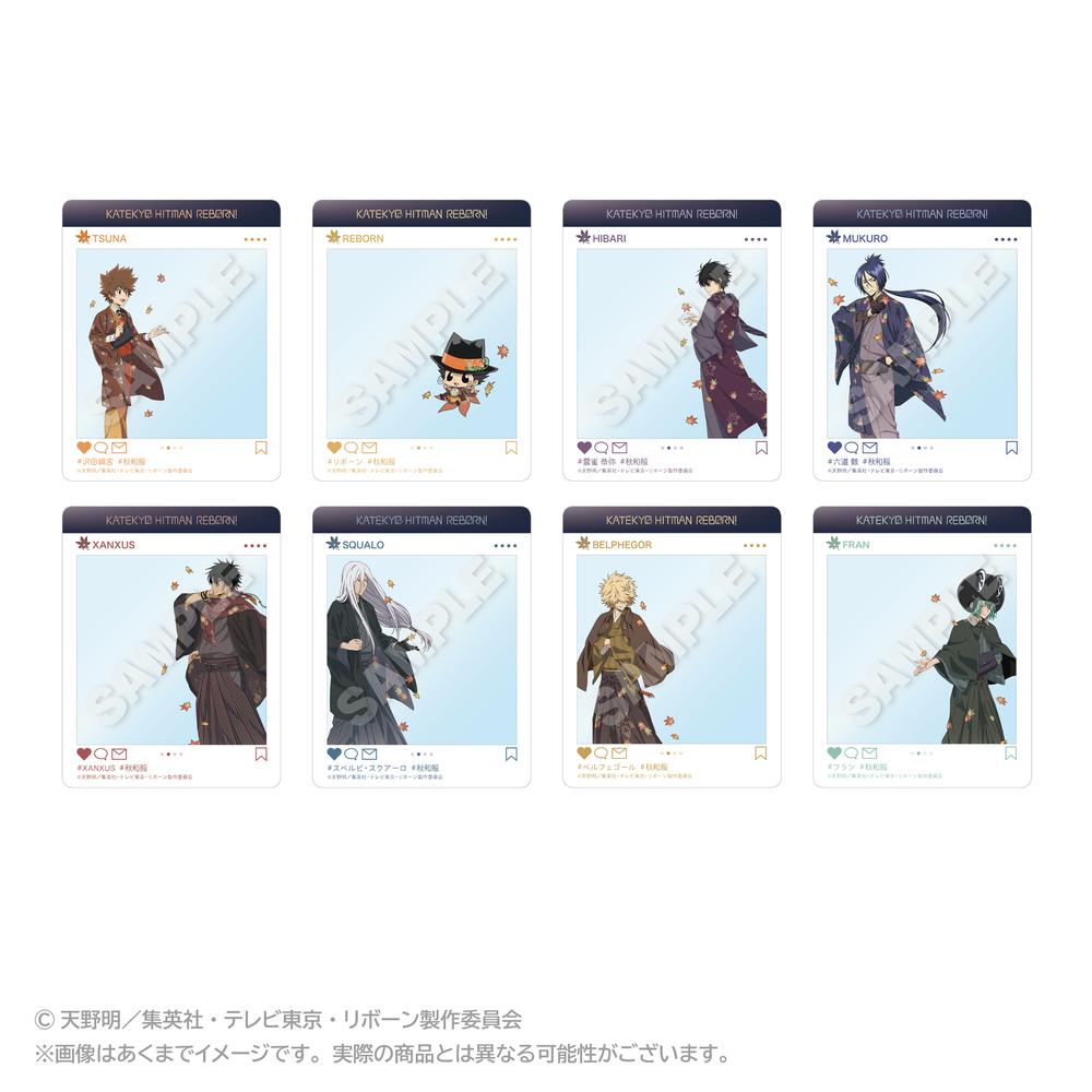『家庭教師ヒットマンREBORN!』トレーディングSNS風クリアカード 秋和服Ver.【BOX】