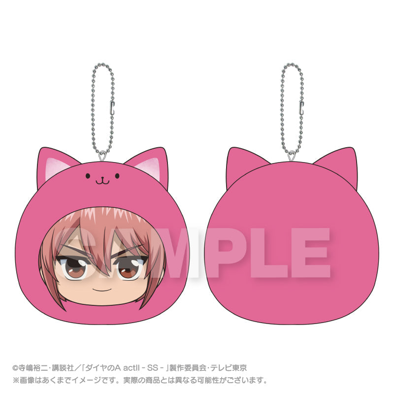 『ダイヤのA act II -Second Season-』まるめいつクッションキーホルダー 小湊春市