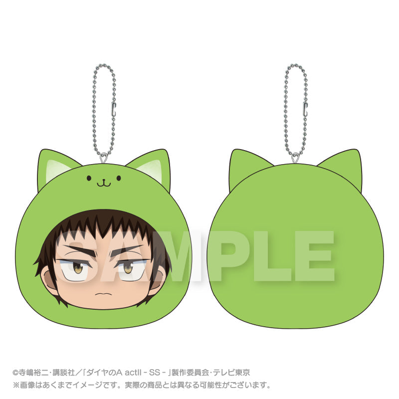 『ダイヤのA act II -Second Season-』まるめいつクッションキーホルダー 多田野樹