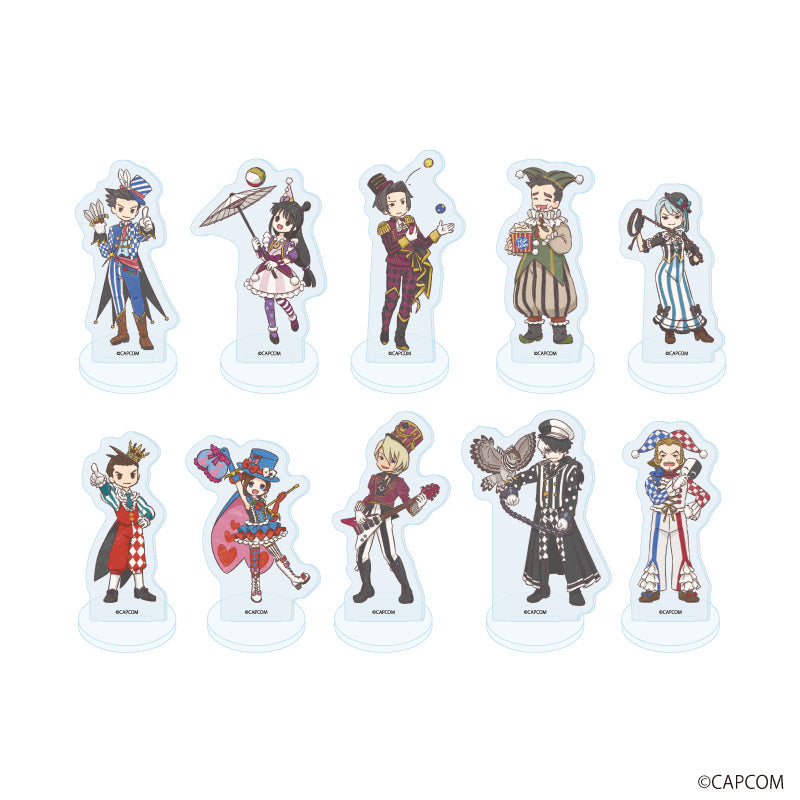『逆転裁判』アクリルぷちスタンドシリーズ01/サーカスver. コンプリートセット(全10種)(グラフアートイラスト)