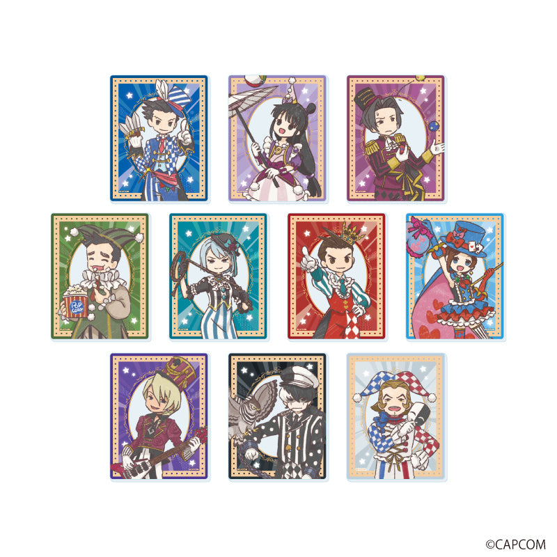 『逆転裁判』アクリルカードシリーズ02/サーカスver. コンプリートセット(全10種)(グラフアートイラスト)