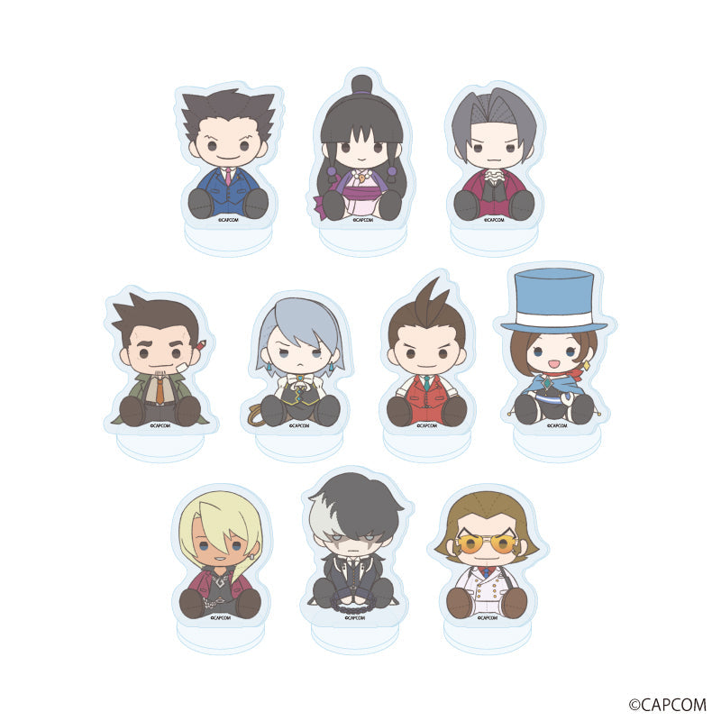 『逆転裁判』アクリルぷちスタンドシリーズ02/コンプリートセット(全10種)(ぽてぬいアート)