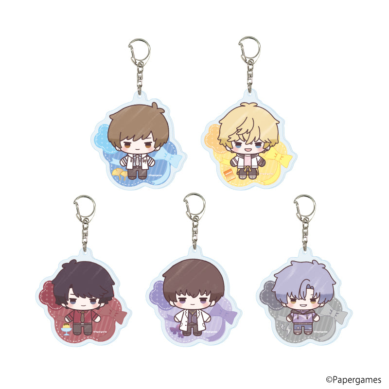 『恋とプロデューサー~EVOL×LOVE~』アクリルキーホルダー10/コンプリートセット(全5種)(グラフアートイラスト)