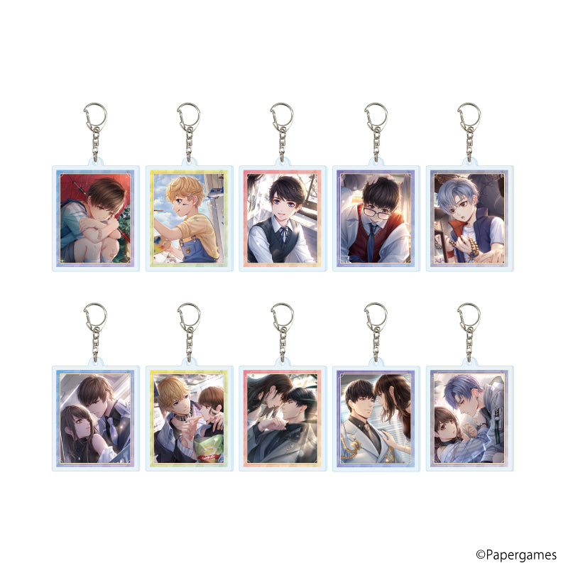 『恋とプロデューサー~EVOL×LOVE~』アクリルキーホルダー09/コンプリートセット(全10種)(公式イラスト)
