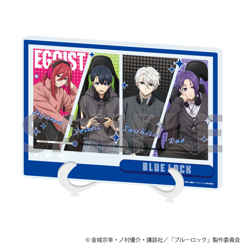 『ブルーロック』アクリルアートボード(A5サイズ)03/コマ割りデザインA ゲーム実況ver.(描き下ろしイラスト)