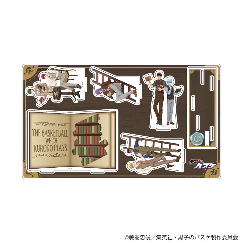 『黒子のバスケ』プレミアム アクリルジオラマプレート05/アンティークスーツver. 集合デザイン(描き下ろしイラスト)