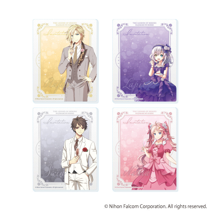 『英雄伝説 創の軌跡』アクリルカード01/コンプリートセット(全4種)(描き起こしイラスト)