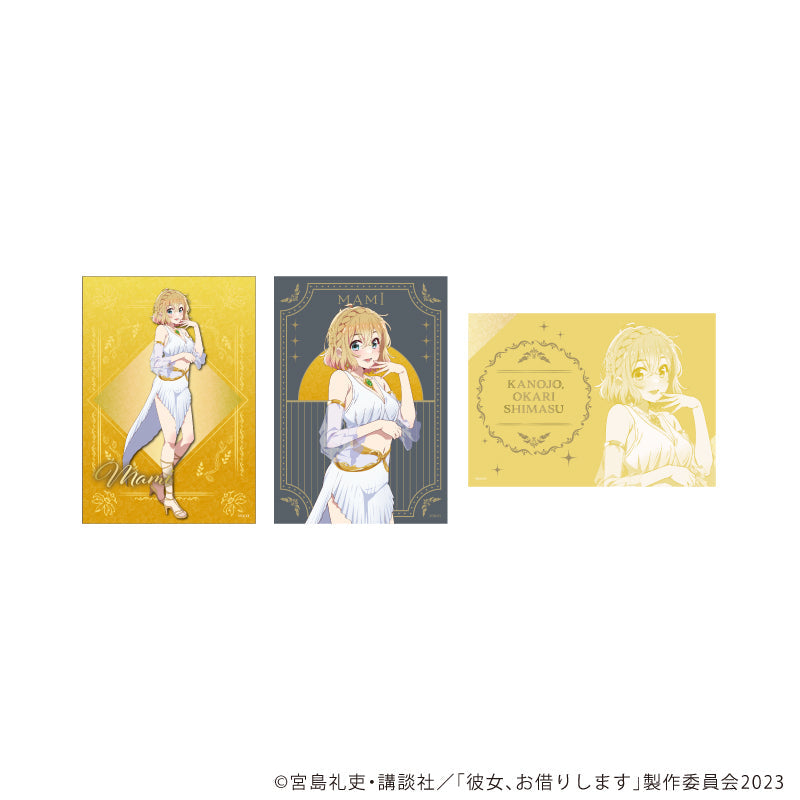 『彼女、お借りします』L版ブロマイド3枚セット02/七海麻美 女神ver.(描き下ろしイラスト)