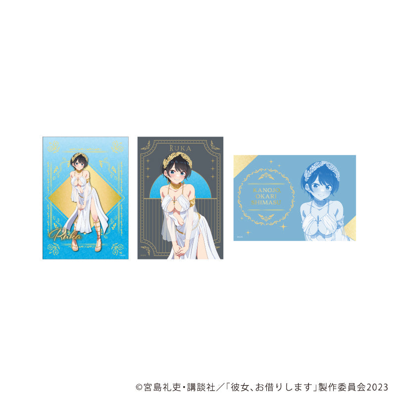 『彼女、お借りします』L版ブロマイド3枚セット03/更科瑠夏 女神ver.(描き下ろしイラスト)