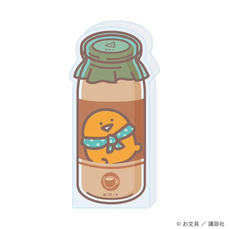『お文具といっしょ』コレクションボトル13/ゼリーさん コーヒー牛乳ver.(描き下ろしイラスト)