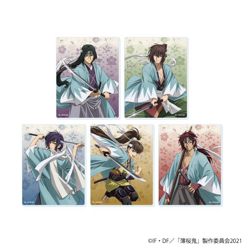 『薄桜鬼』アクリルカード01/コンプリートセット(全5種)(描き下ろしイラスト)