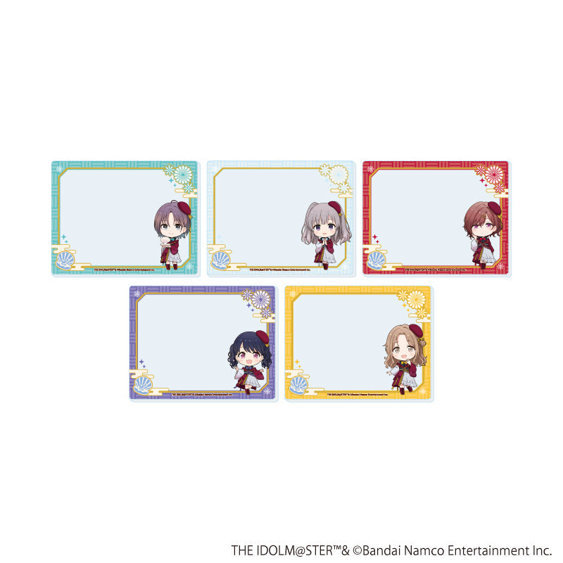 『アイドルマスターシリーズ』アクリルカード07/アイドルマスター シャイニーカラーズ コンプリートセット(全5種)(ミニキャライラスト)