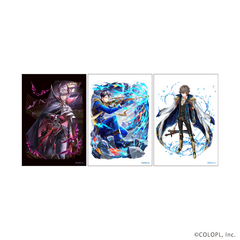 『クイズRPG 魔法使いと黒猫のウィズ』L版ブロマイド3枚セット04/D(公式イラスト)