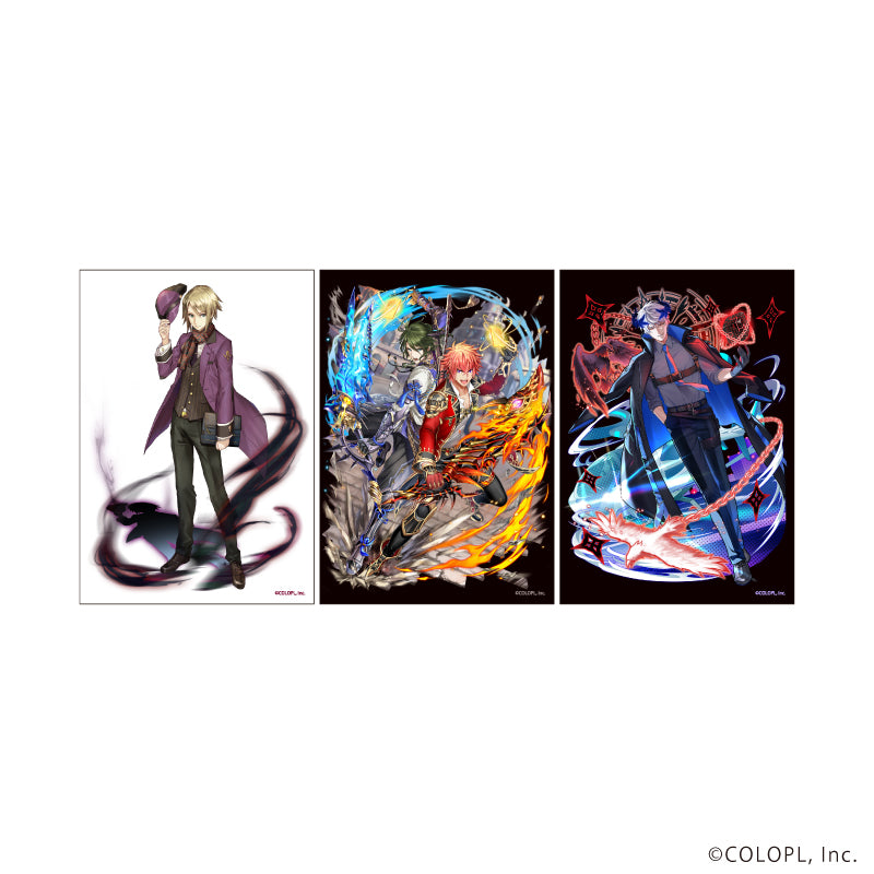 『クイズRPG 魔法使いと黒猫のウィズ』L版ブロマイド3枚セット05/E(公式イラスト)