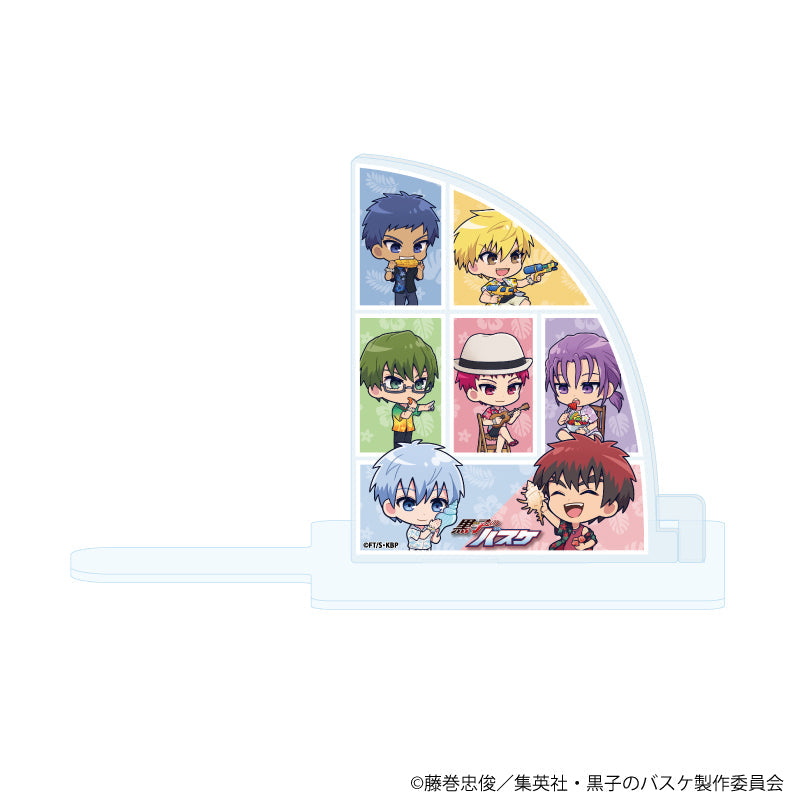 『黒子のバスケ』キャラブックスタンド02/キセキの世代&火神大我 アロハver.(ミニキャライラスト)