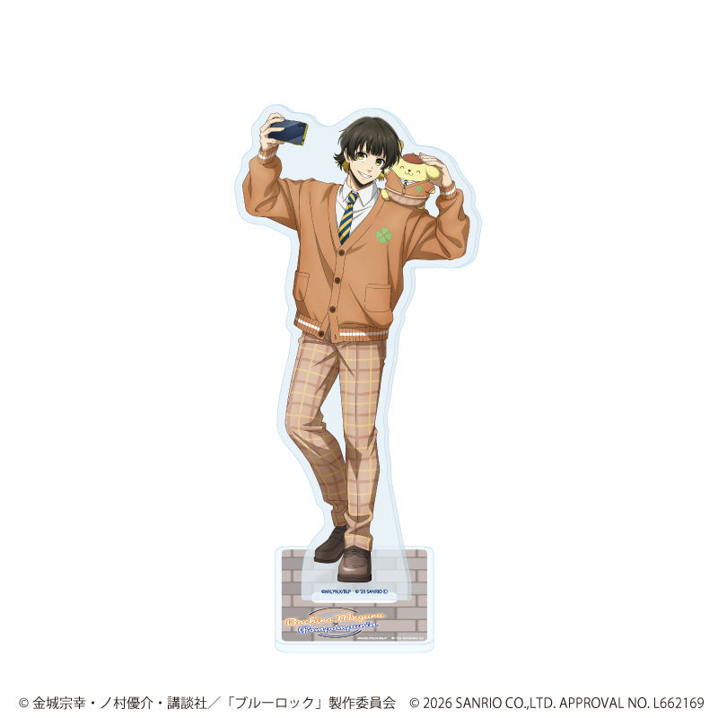 『ブルーロック×サンリオキャラクターズ』アクリルスタンド35/蜂楽 廻×ポムポムプリン(コラボイラスト)