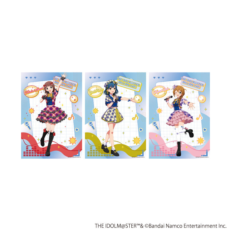 『アイドルマスター ミリオンライブ!』REPLICA GENGA 3枚セット04/カラオケver.(描き下ろしイラスト)