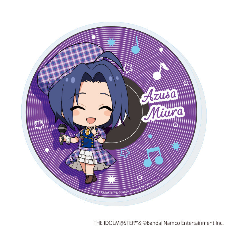 『アイドルマスター ミリオンライブ!』アクリルコースター10/三浦 あずさ カラオケver.(ミニキャライラスト)