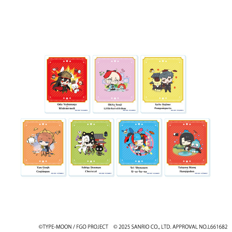 『Fate/Grand Order×サンリオキャラクターズ』アクリルカード04/コンプリートセット(全7種)(コラボイラスト)