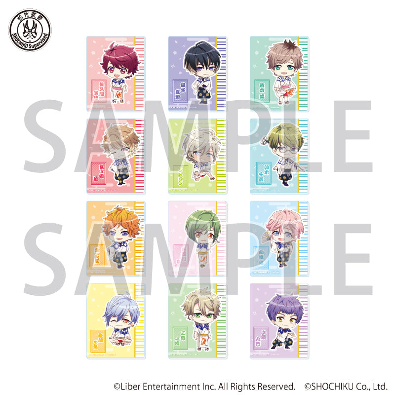 『A3!×歌舞伎』アクリルカード02/コンプリートセット(全12種)(ミニキャライラスト)