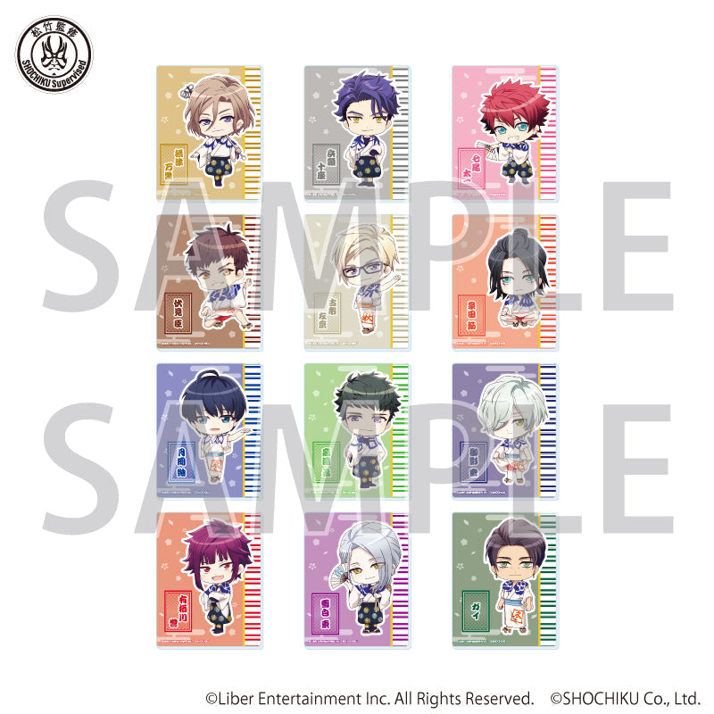 『A3!×歌舞伎』アクリルカード03/コンプリートセット(全12種)(ミニキャライラスト)