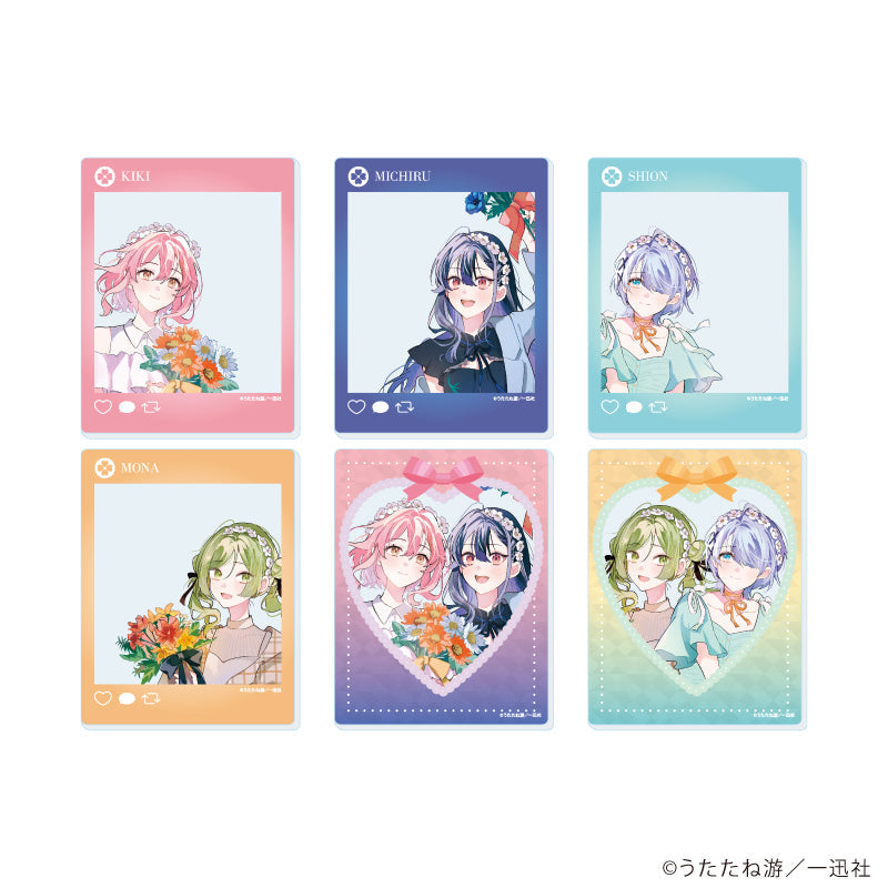 『踊り場にスカートが鳴る』アクリルカード01/コンプリートセット(全6種)(描き下ろしイラスト)