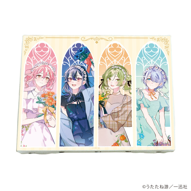 『踊り場にスカートが鳴る』キャンバスボード01/整列デザイン(描き下ろしイラスト)