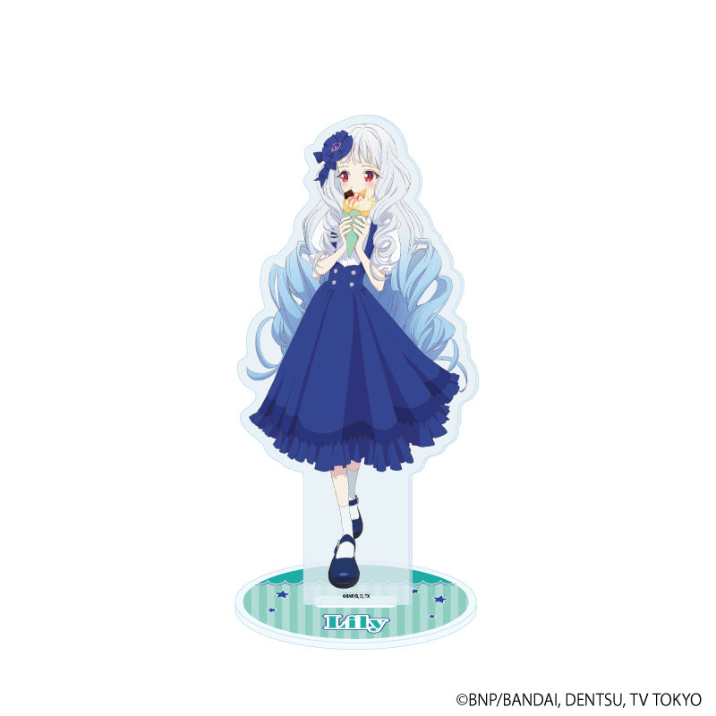 アイカツ　アクリルスタンド　リリィ アクリルスタンド「アイカツスターズ！」09/白銀リリィ(描き