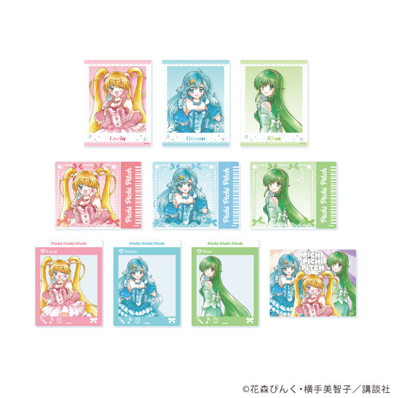 『マーメイドメロディーぴちぴちピッチ』アクリルカード09/アイドル衣装ver. コンプリートセット(全10種)(描き下ろしイラスト)