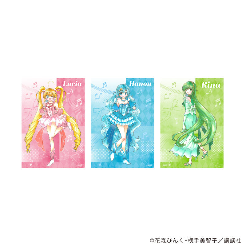 『マーメイドメロディーぴちぴちピッチ』L版ブロマイド3枚セット01/集合デザイン アイドル衣装ver.(描き下ろしイラスト)
