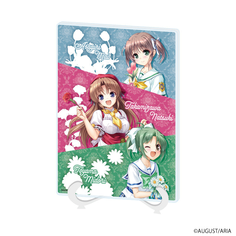 『夜明け前より瑠璃色な』アクリルアートボード(A5サイズ)04/集合デザイン 20周年ver.(描き下ろしイラスト)